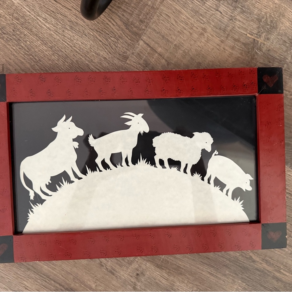 Farm Animal Silhouette Wall Art